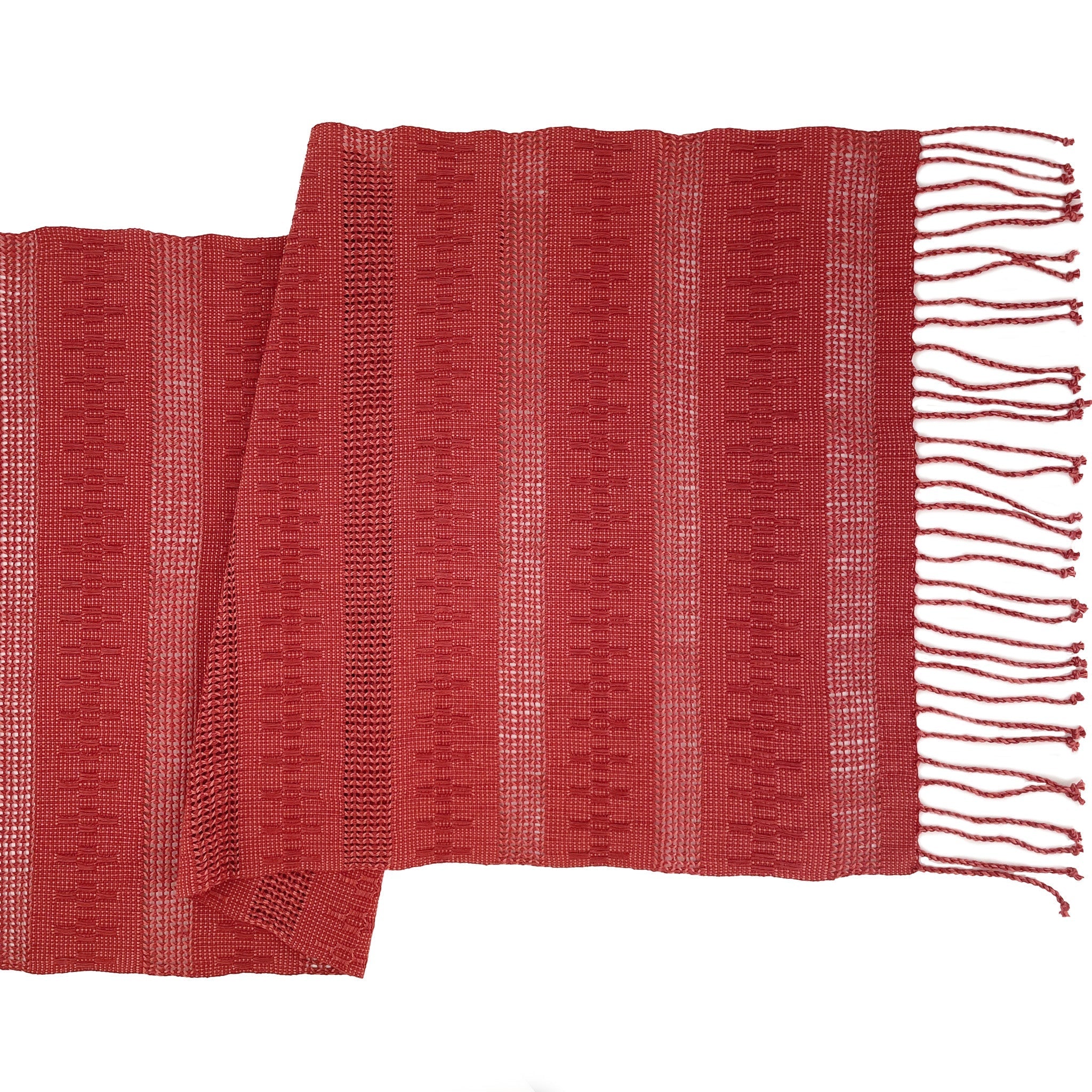 Calado Table Runner in Terracotta - Evoriah