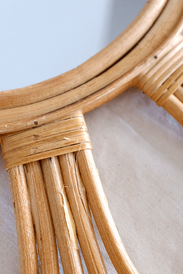 Bong Sunburst Natural Rattan Mirror - Evoriah