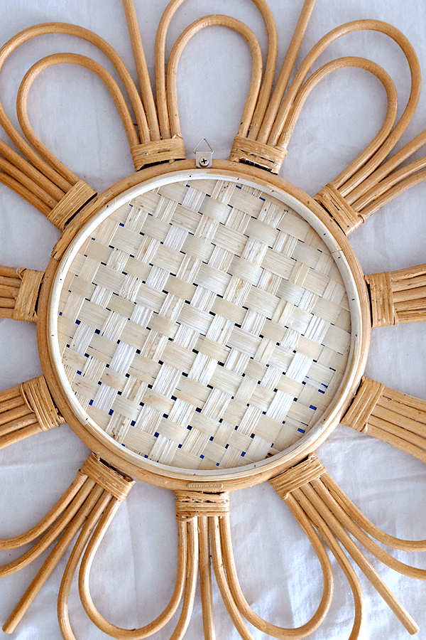 Bong Sunburst Natural Rattan Mirror - Evoriah
